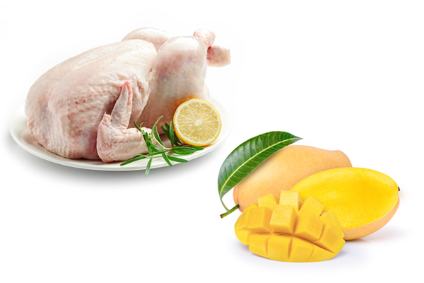 Pollo e mango
